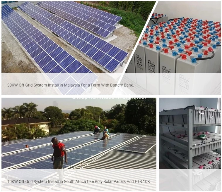 10kw Solar Power System with Mounting Bracket in Mine/ Mountain/ Roof/ Water/Island