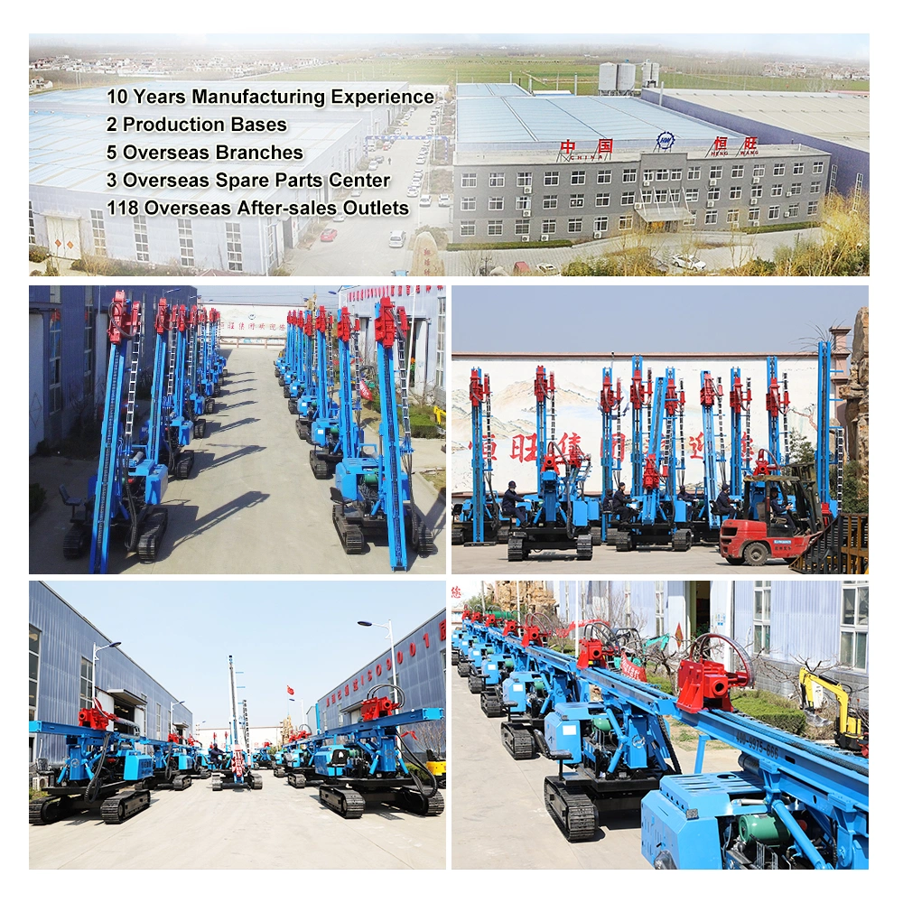 Good Quality Pile Length 4m Solar Pile Driver Use for Solar PV Plant Ground